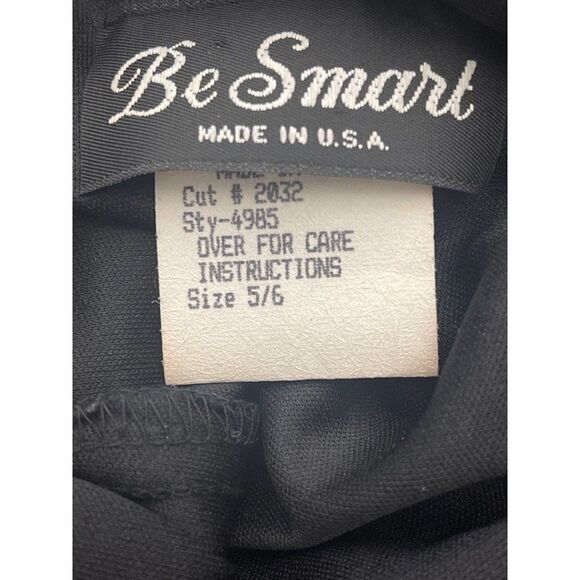 Be Smart Black Elegant Spaghetti Strap Evening Maxi Dress Size 5/6 - Picture 9 of 9